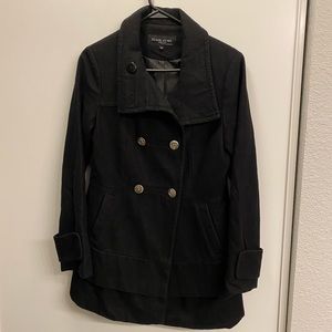 Black Rivet peacoat color black size S
